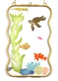 Glass Frame Relief Print Art (Large)-Recess