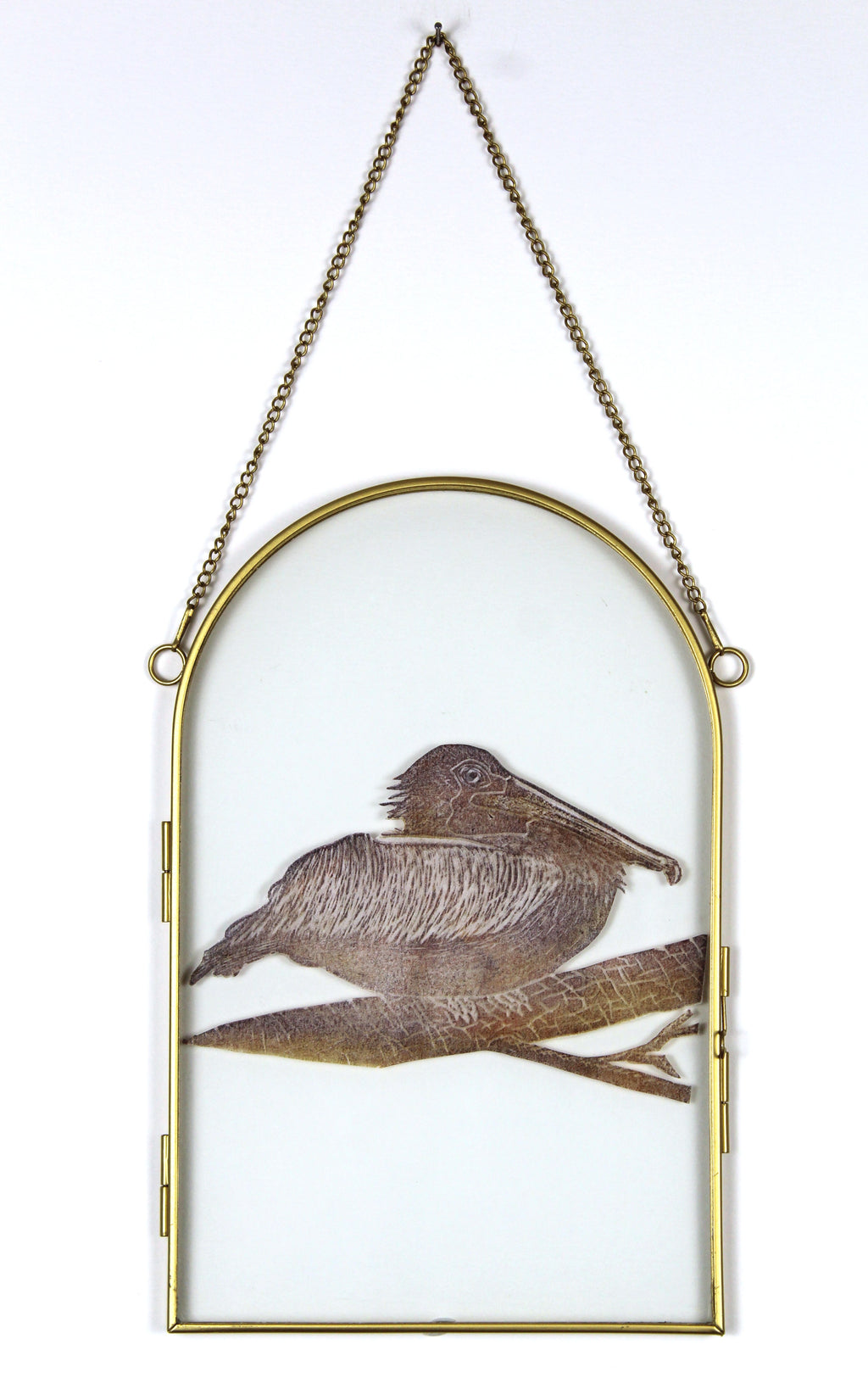 Glass Frame Relief Print Art (Large)-Perfect Perch
