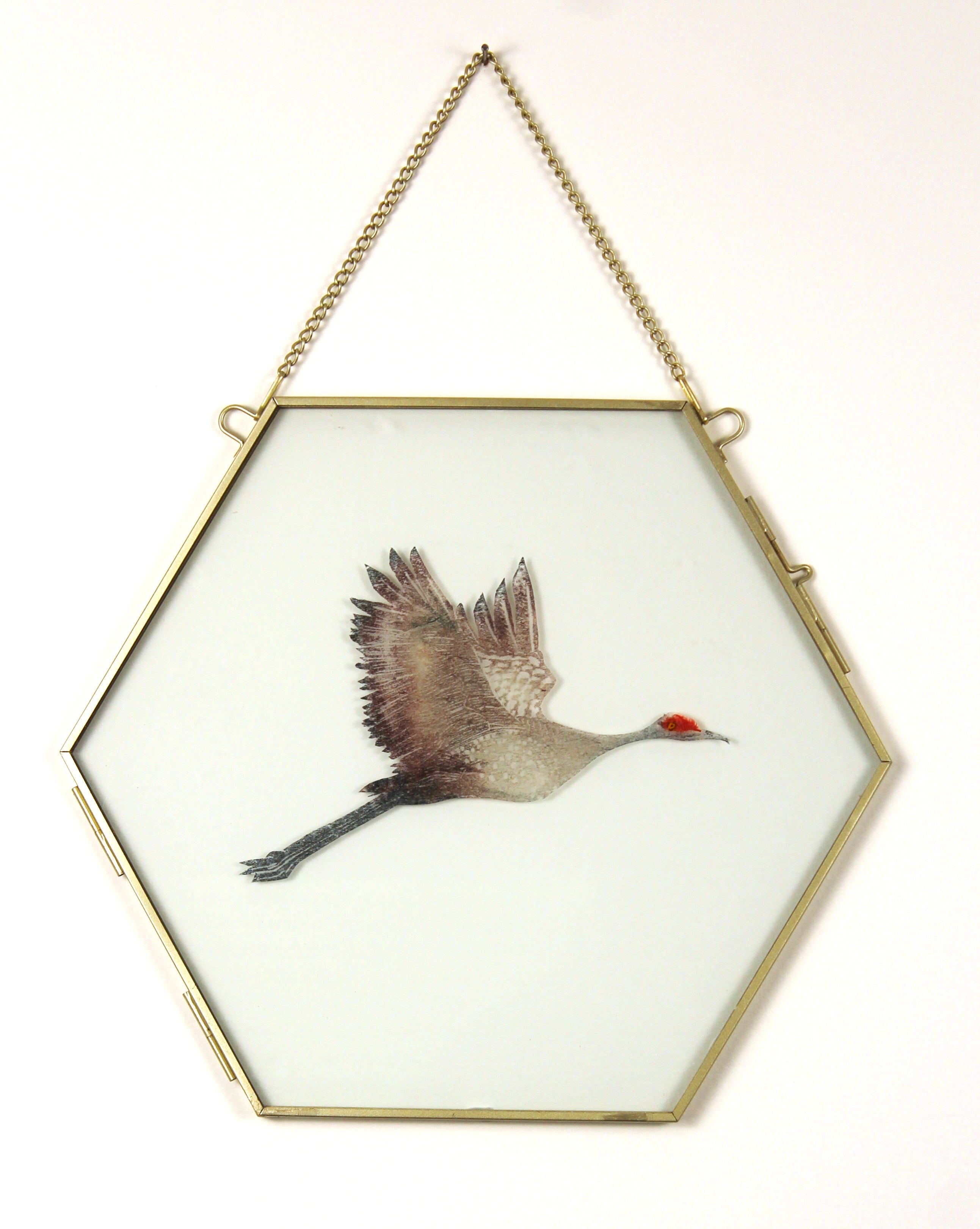 Glass Frame Relief Print Art (Large)-Lift Off