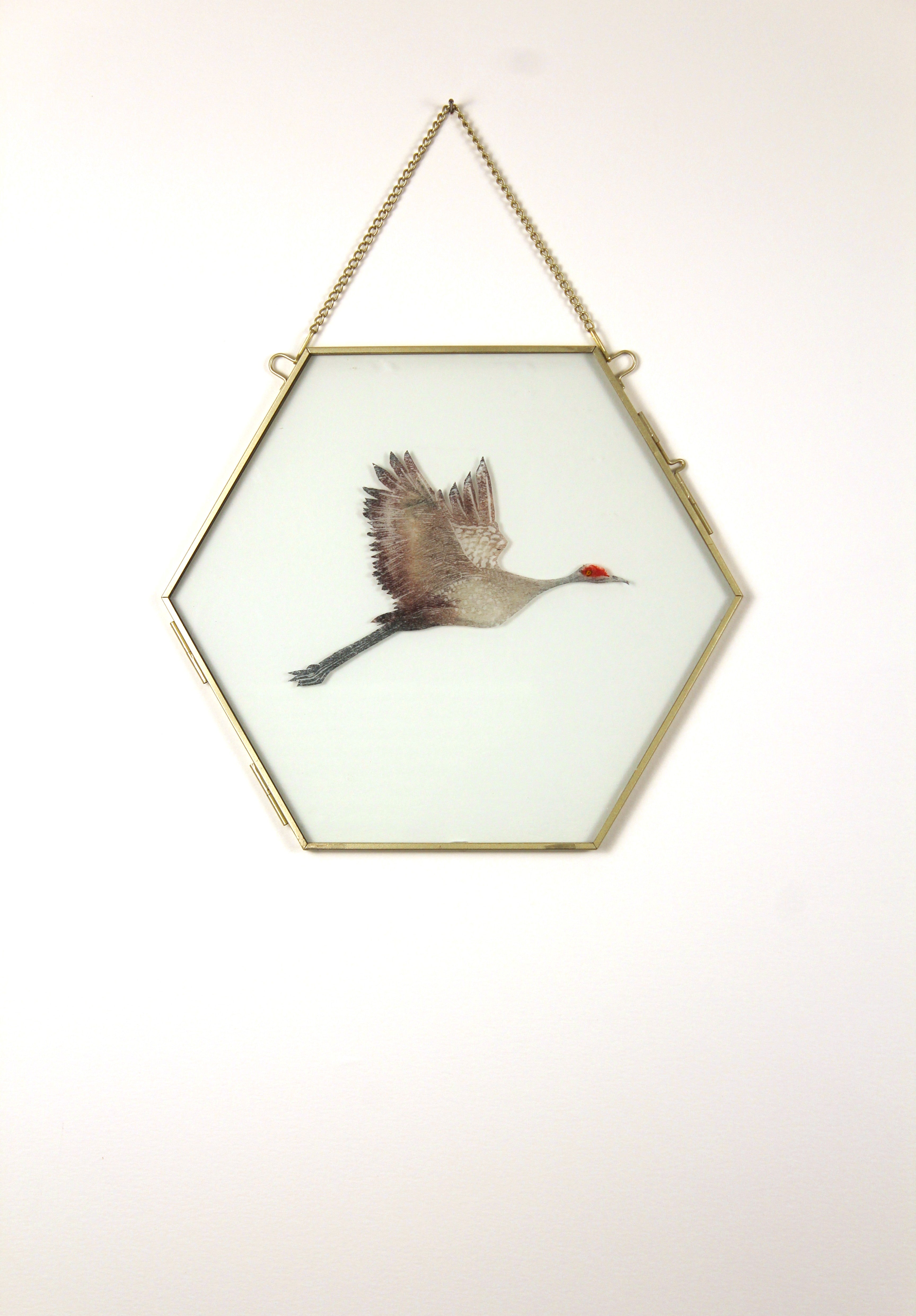 Glass Frame Relief Print Art (Large)-Lift Off