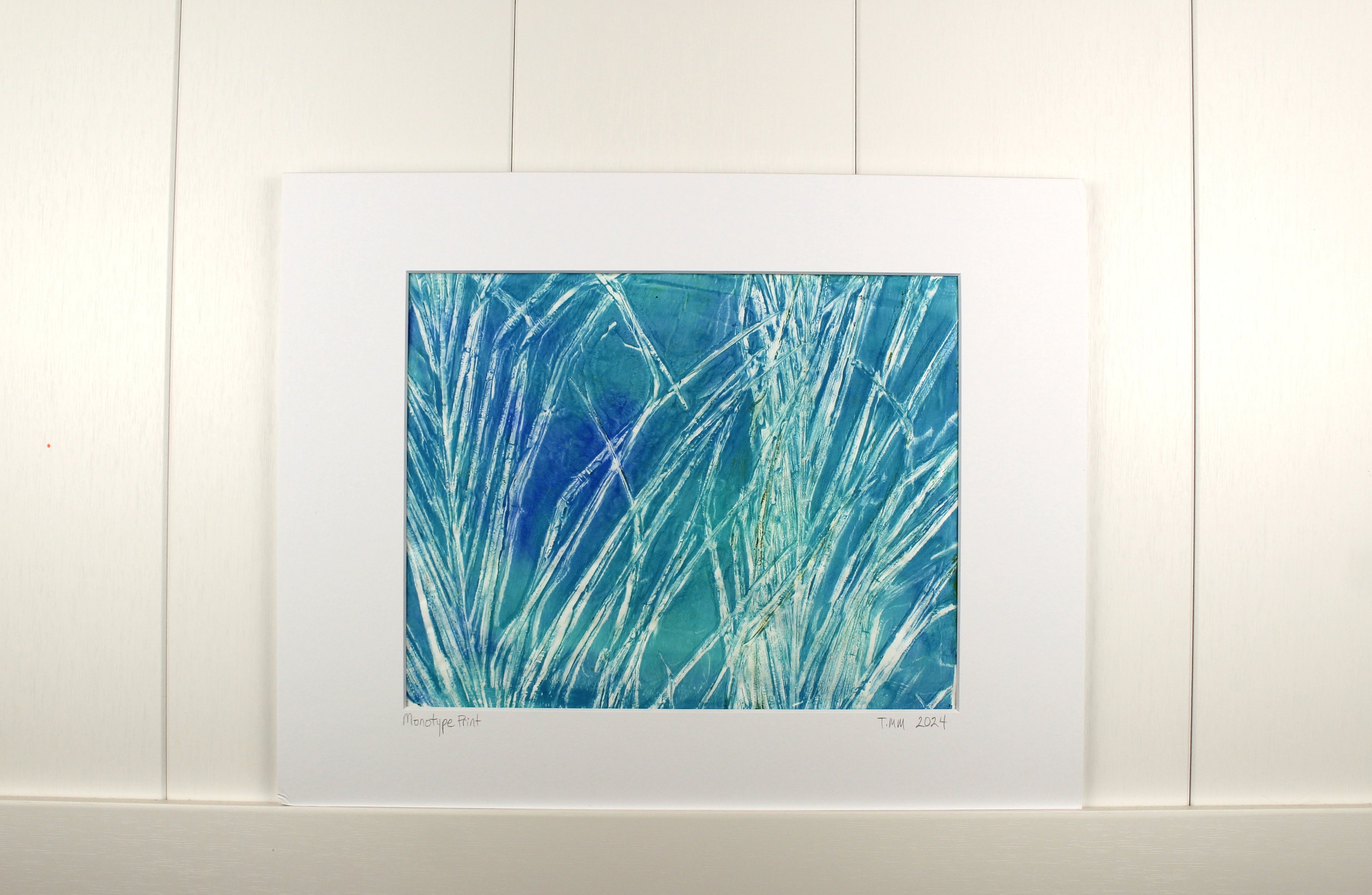 Botanical Monotype Relief Print-Sky View
