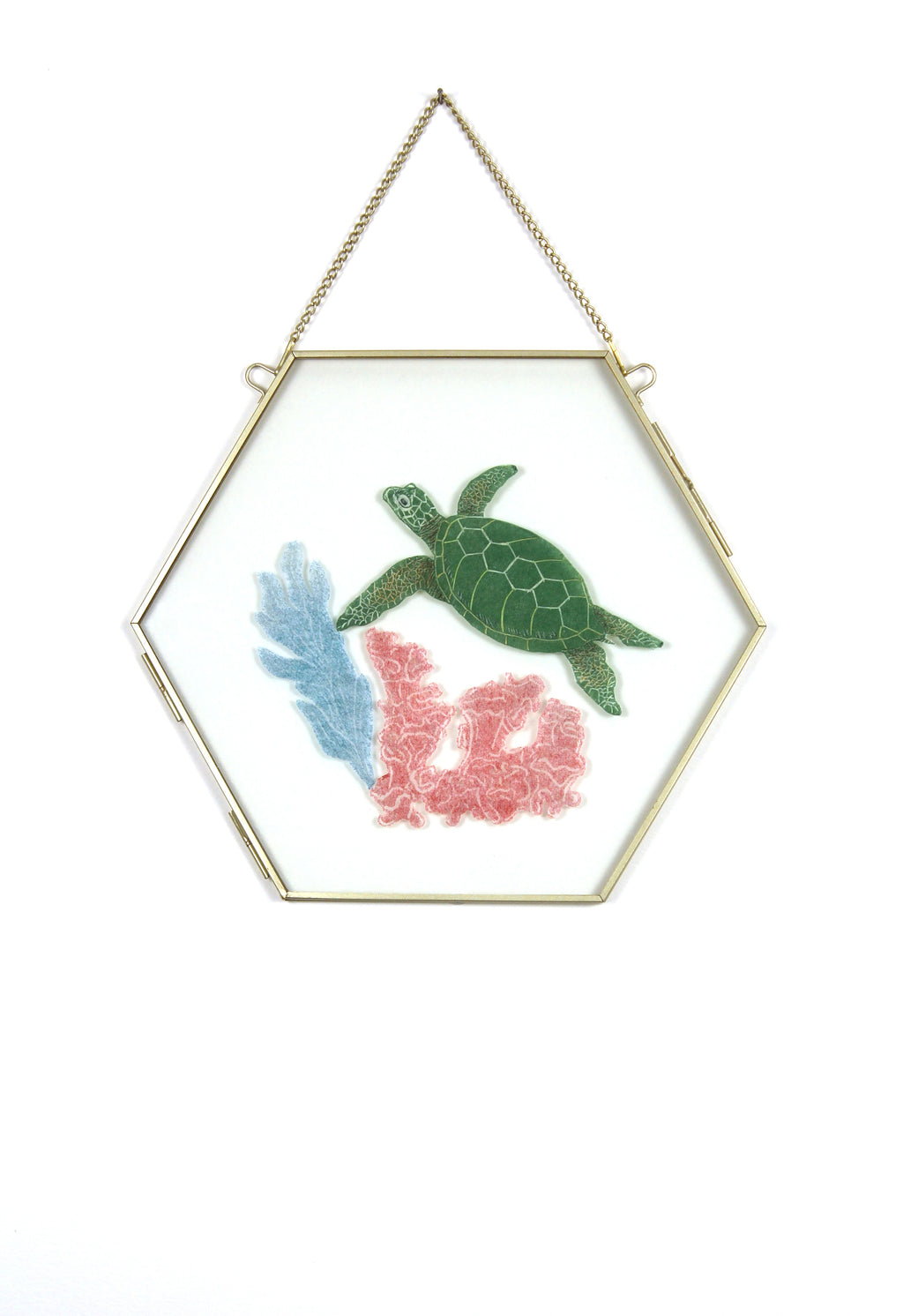 Glass Frame Relief Print Art (Large)-Daily Dance