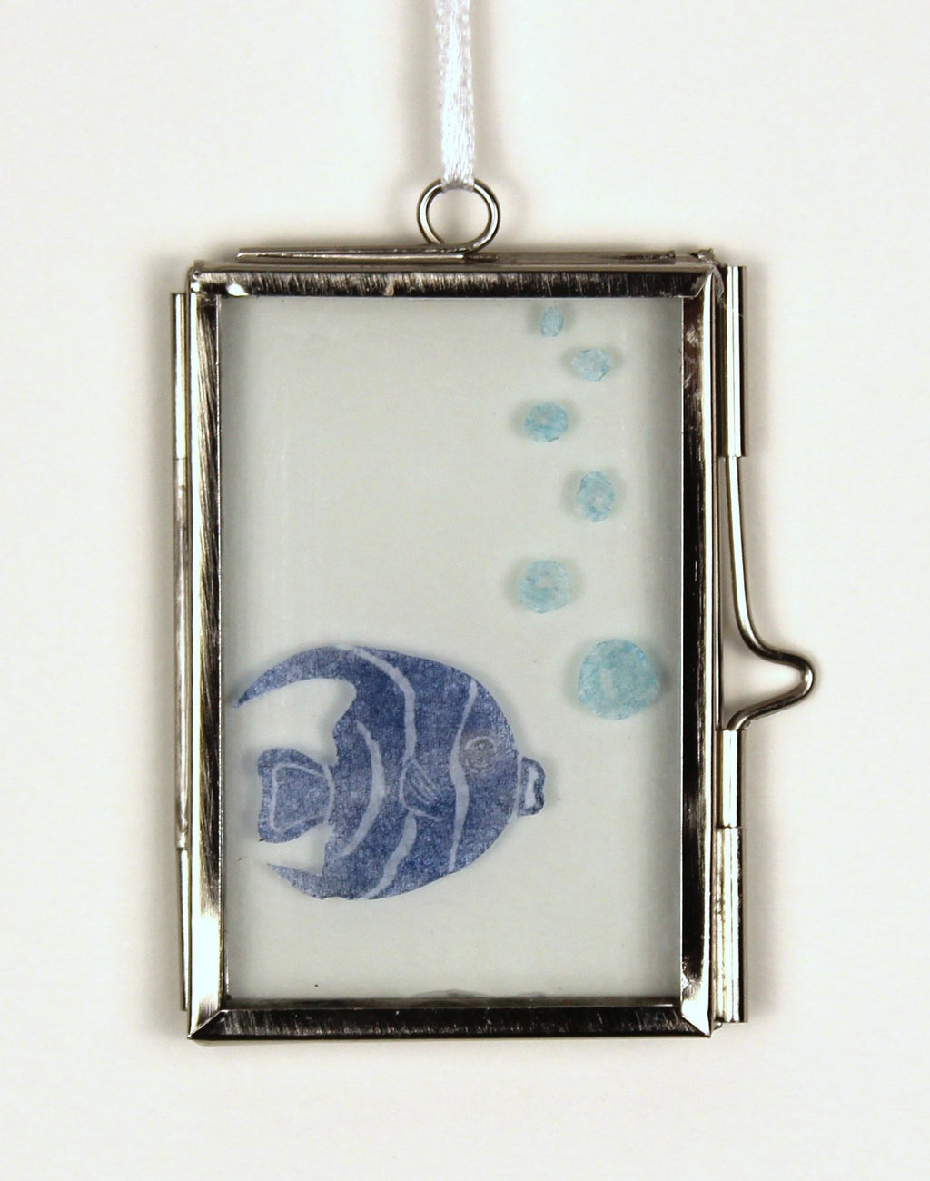 Glass Frame Relief Print Art (Mini)- Exhalation
