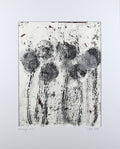 Botanical Monotype Relief Print-Snowy Days