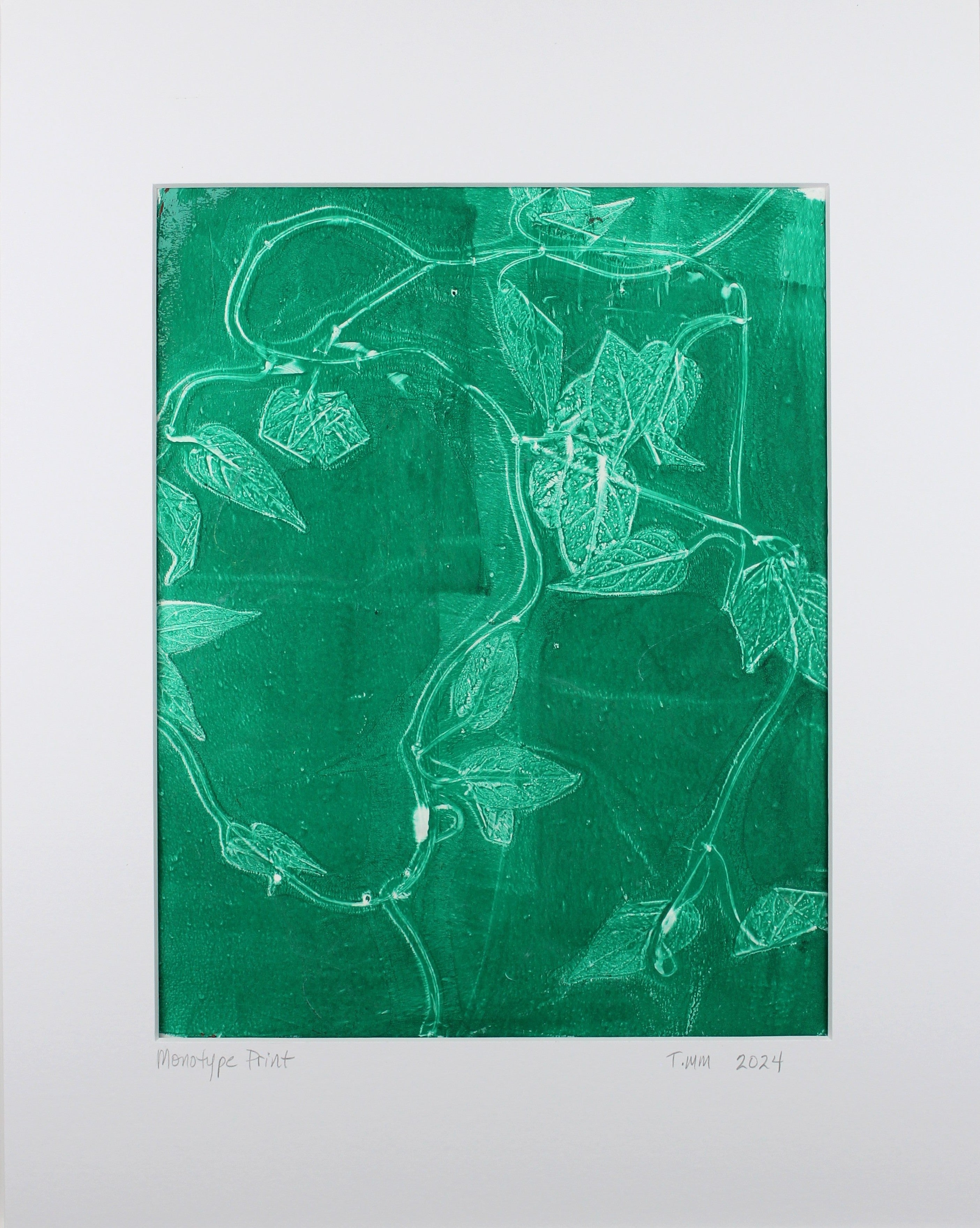 Botanical Monotype Relief Print-Wild Places