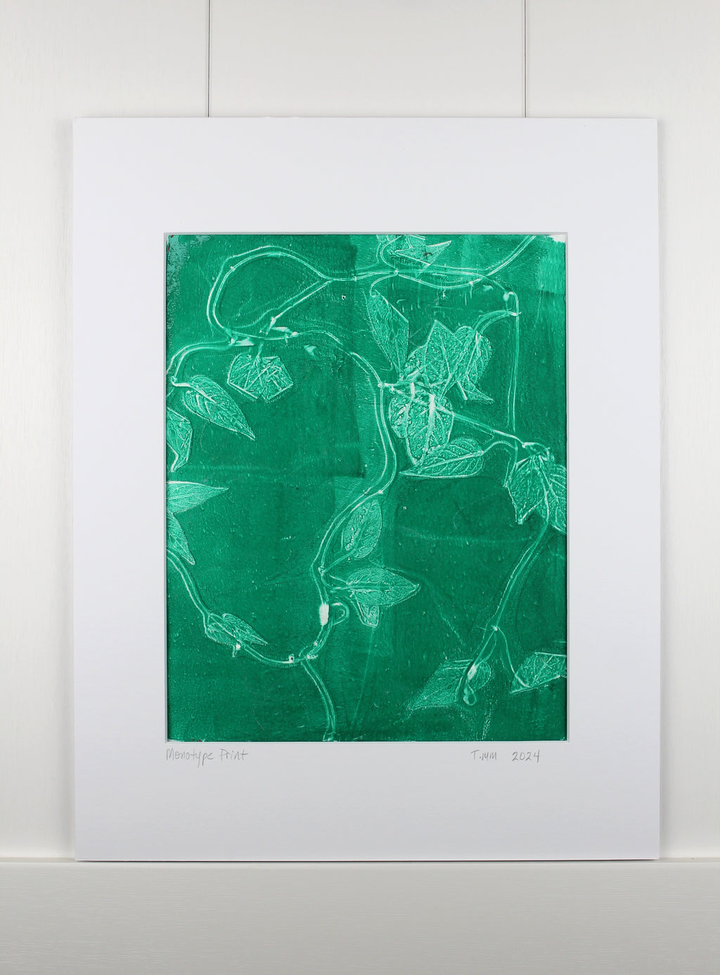 Botanical Monotype Relief Print-Wild Places